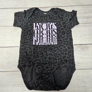 NWT Second Nature Leopard Print‎ Baby Bodysuit | Lucius Size 18 months